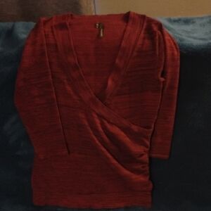Maurices Burgundy Knit Top